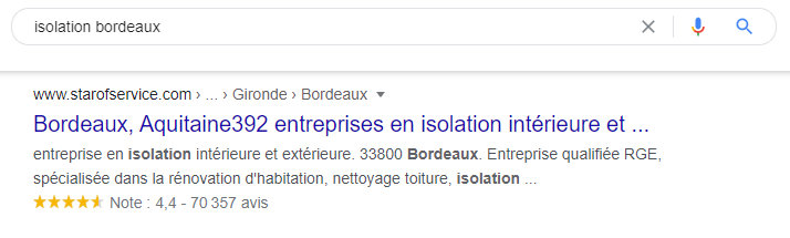 rich snippets isolation